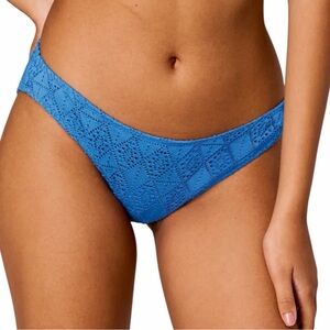 Freya Size Large Nomad Nights Crochet Bikini Bottom Cobalt